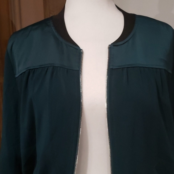 SABIE Bomber Lightweight Jacket NWOT - Picture 3 of 12